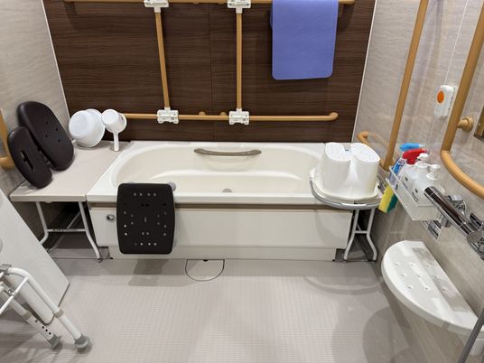 設備の整った浴室