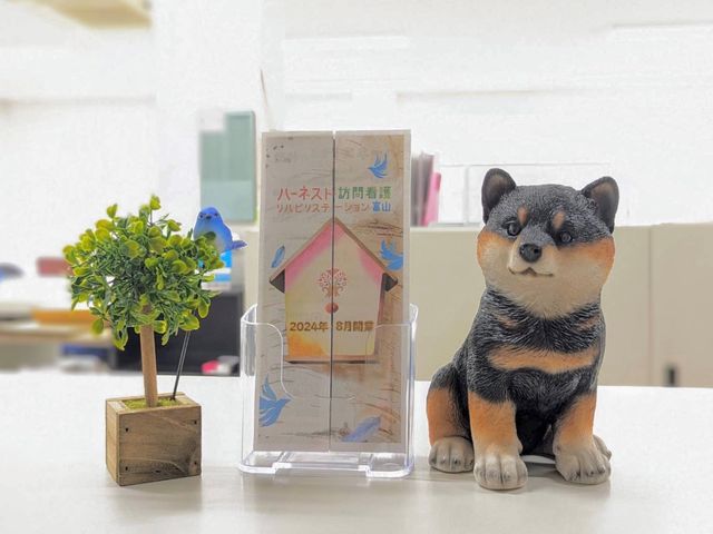 可愛い装飾があるフロント フロント かわいい装飾が迎えてくれるフロントです。温かみのある雰囲気で訪れる方をお迎えします。