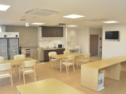 広々とした食堂