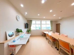 自然光溢れるリビング