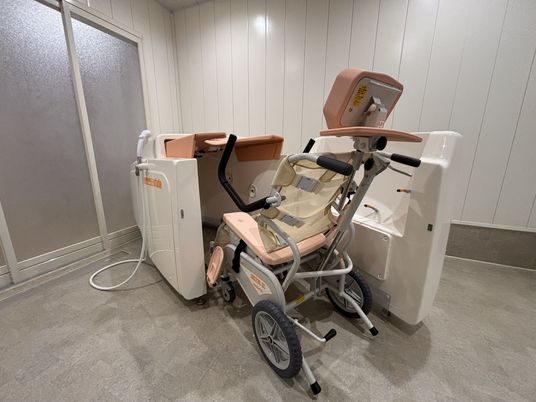 入浴用の機器がある浴室