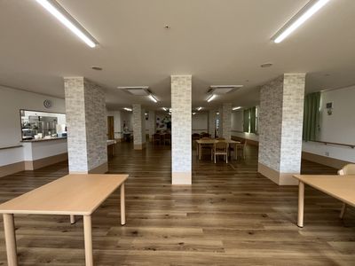 広々した空間の共有スペース