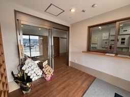 温かな雰囲気の玄関