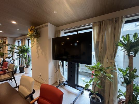 自然光溢れるリビング