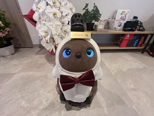 可愛いロボットのある部屋