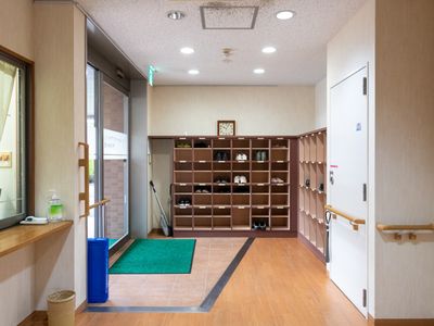 靴箱と出入口