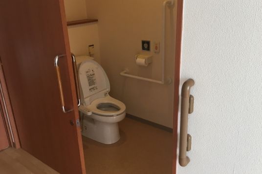 安全な設備のトイレ