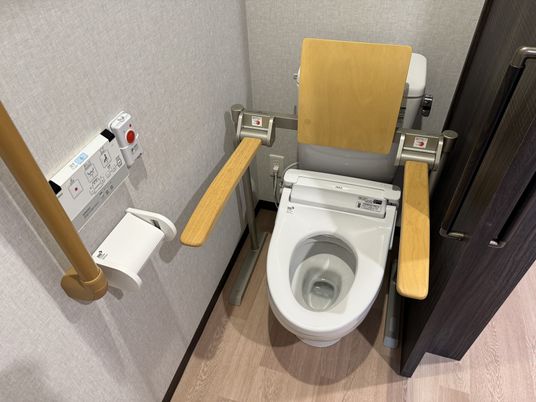 清潔で機能的なトイレ
