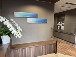 落ち着いたエントランス