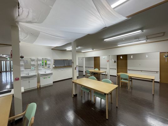 広々とした食堂