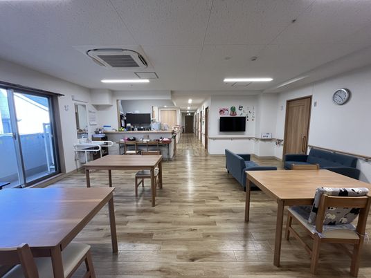 広々とした共用スペース