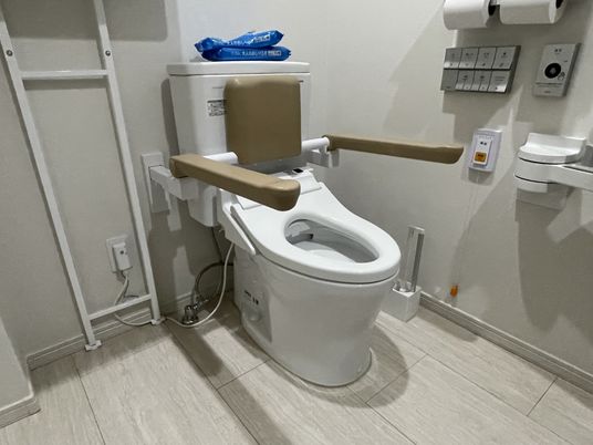 手すり付きトイレ
