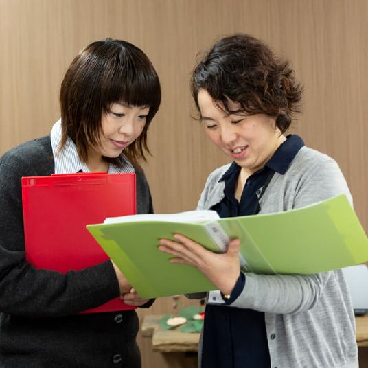 スタッフの意見交換の様子