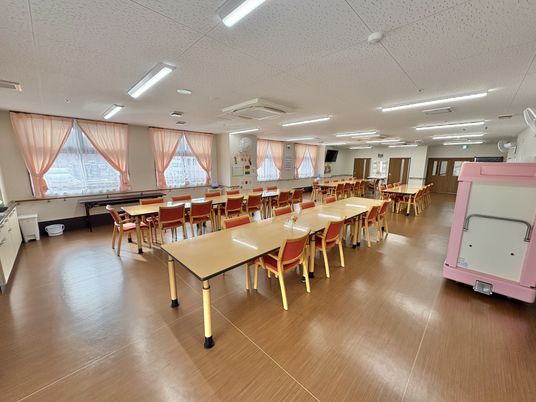 広々とした食堂