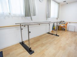 リハビリ用の機能訓練室  