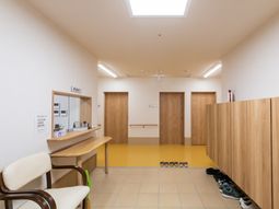 居室に続く廊下