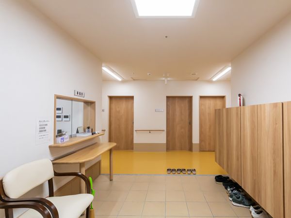 居室に続く廊下