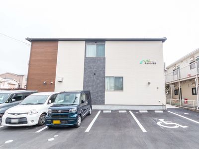 駐車場付き外観