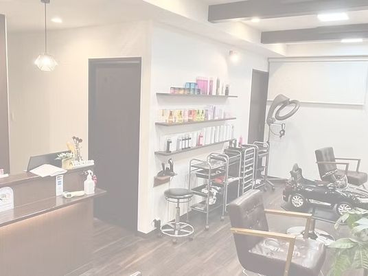 理美容室の店内  