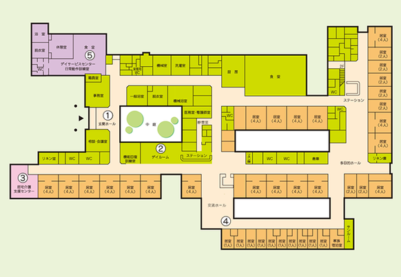明確な間取り図