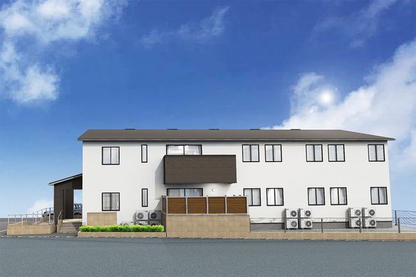 広々とした建物外観