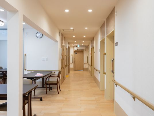 安全で快適な廊下  