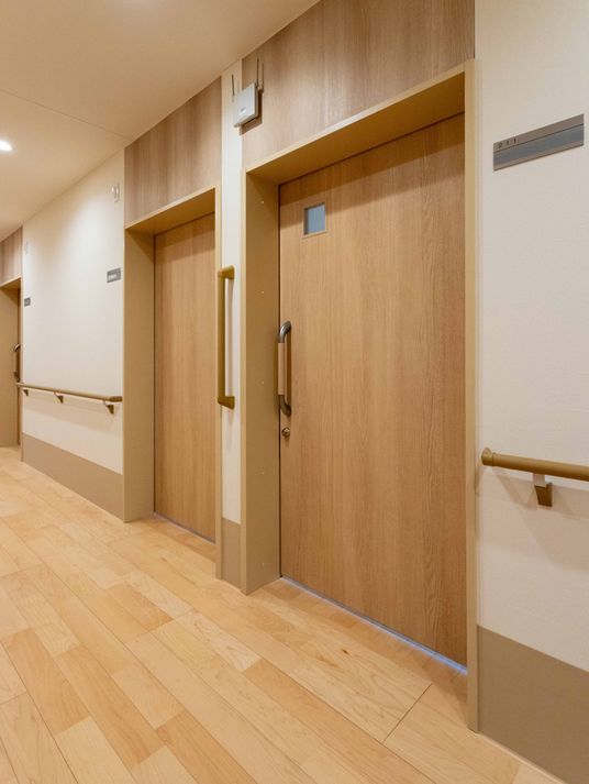 温かみのある廊下