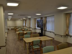 明るい共有スペース