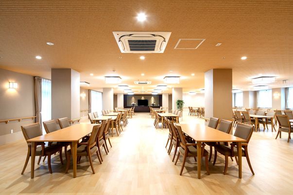 広々とした食堂