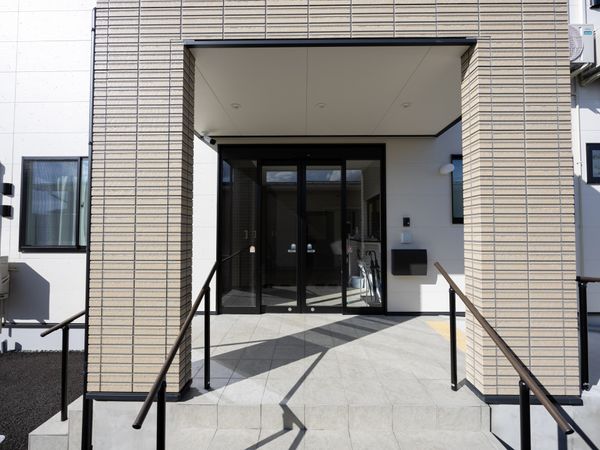 開放感のあるエントランス