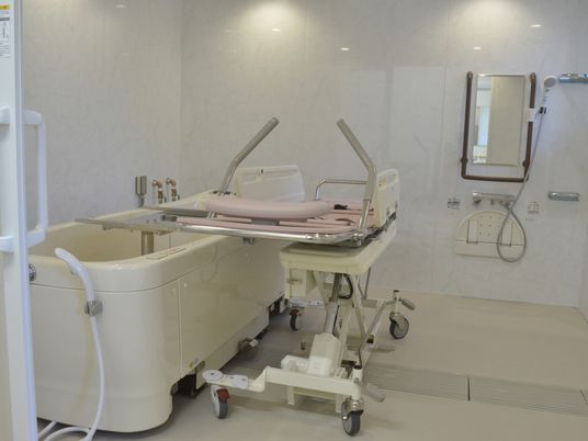 機能的な浴室設備