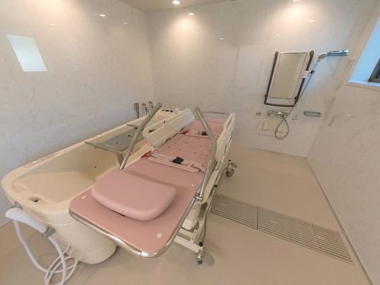 設備が整った浴室