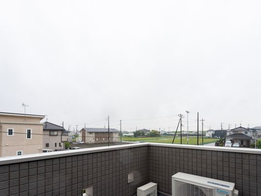 広がる建物の景色