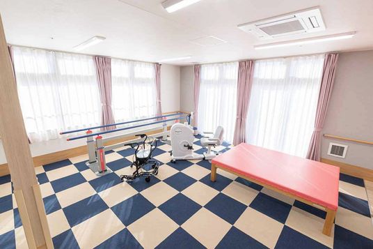 広々とした訓練室