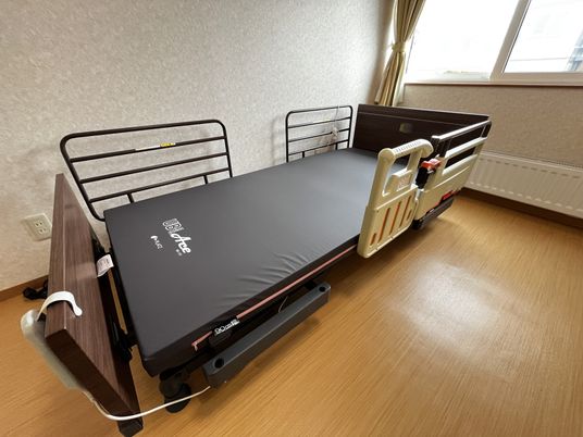 ベッドのある居室