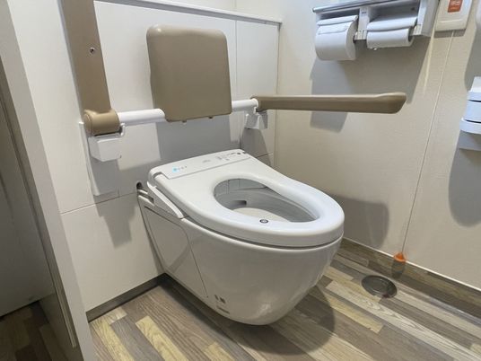 使いやすい設備のトイレ
