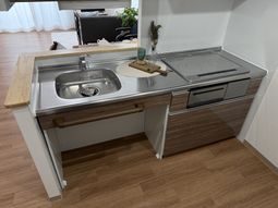 IH完備のキッチン
