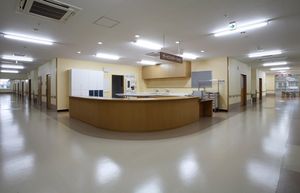 広々とした廊下
