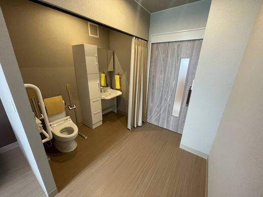 清潔なトイレスペース