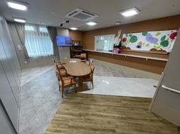 ラウンジの一角