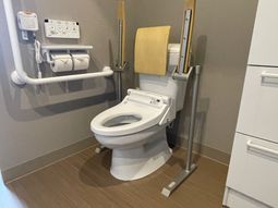 機能的な設備のトイレ