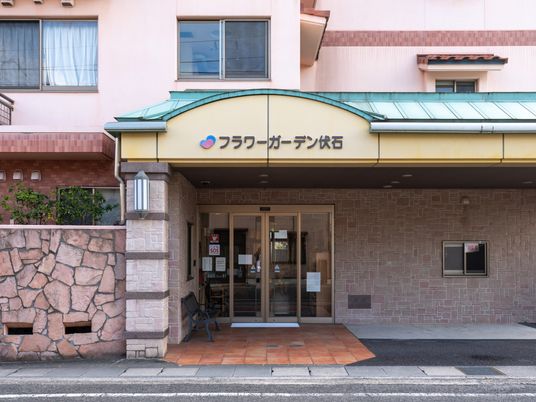 休憩スペースのエントランス  