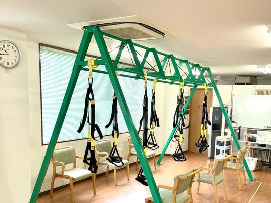 訓練器具のある室内  
