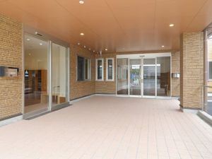 明るいエントランス  
