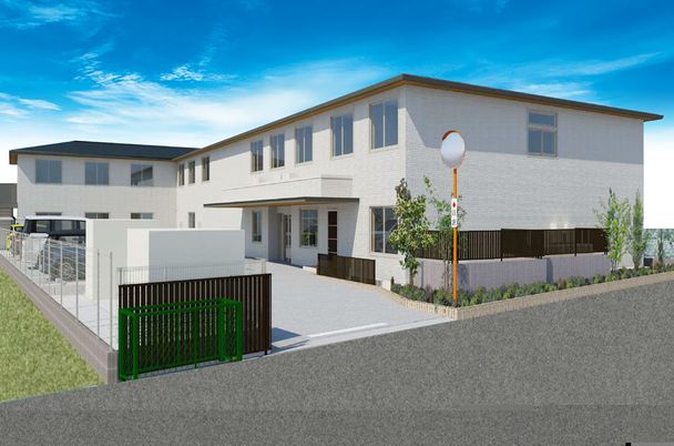 開放的な施設の外観