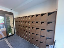 靴箱のある玄関