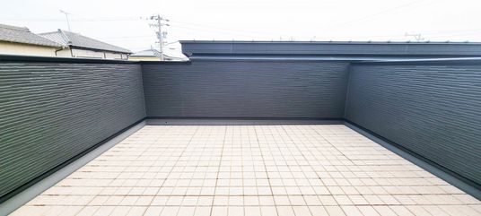 開放感のあるテラス