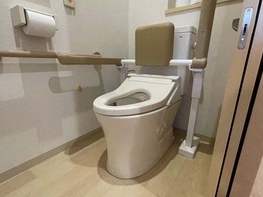 便利な設備のあるトイレ