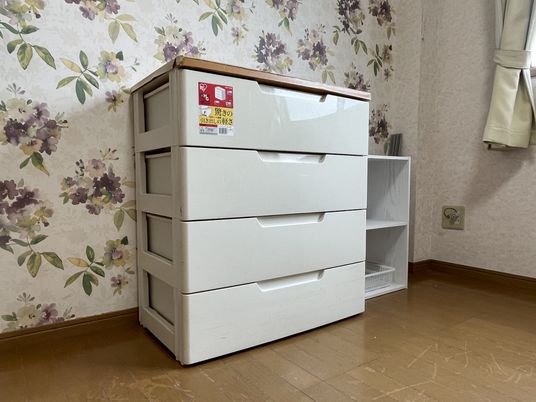 収納家具付きの部屋