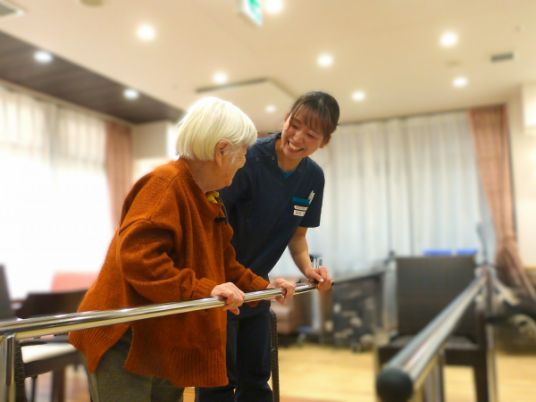 優しい交流の様子